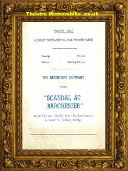 Scarborough Opera House - Scandal At Barchester - 1949