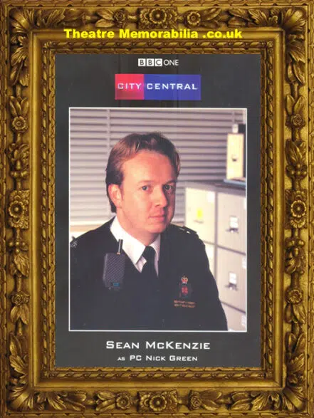 Sean McKenzie Autograph Signed – City Central – PC Nick Green