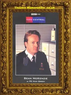 Sean McKenzie Autograph Signed – City Central – PC Nick Green