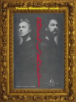 Sheffield Lyceum Theatre – Becket + Flyer 1991 Derek Jacobi