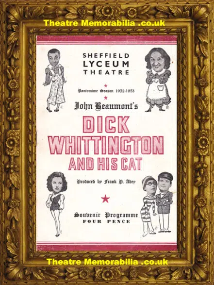 Sheffield Lyceum Theatre – Dick Whittington 1952 Morecambe Wise