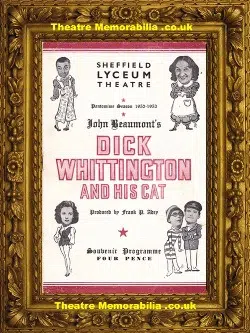 Sheffield Lyceum Theatre – Dick Whittington 1952 Morecambe Wise