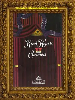 Sheffield Lyceum Theatre – Kind Hearts And Coronets + Flyer 1998