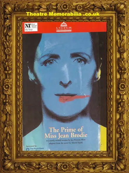 Sheffield Lyceum Theatre – Prime Miss Jean Brodie + Flyer 1998