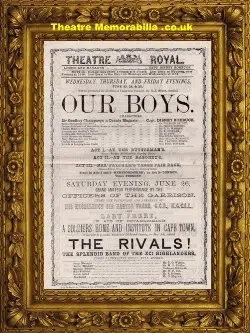 South Africa – Theatre Royal – Our Boys – 1880