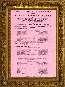 Southwick The Barn Community Centre – Miss Tarzan – 1952