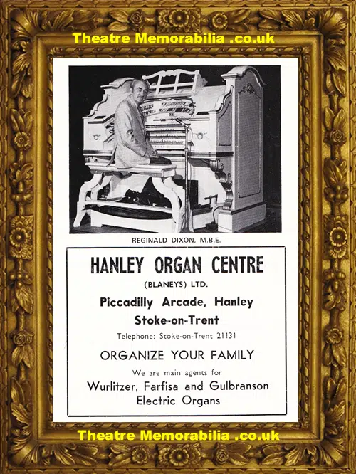 Stafford Stychfields Theatre - Reginald Dixon - 1972 - Organ
