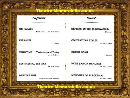 Stafford Stychfields Theatre - Reginald Dixon - 1972 - Organ
