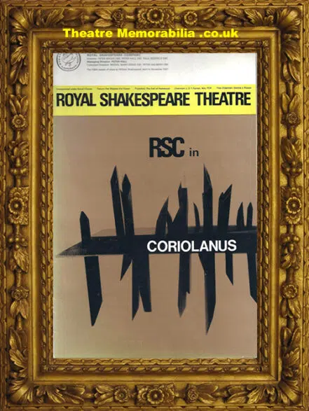 Stratford RSC Theatre – Coriolanus – 1967 – Helen Mirren