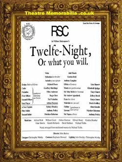 Stratford Upon Avon RSC – Twelfth Night – 1971 – Judi Dench