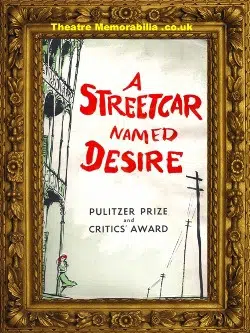 Street Car Named Desire Brochure 1948 Marlon Brando + Tandy