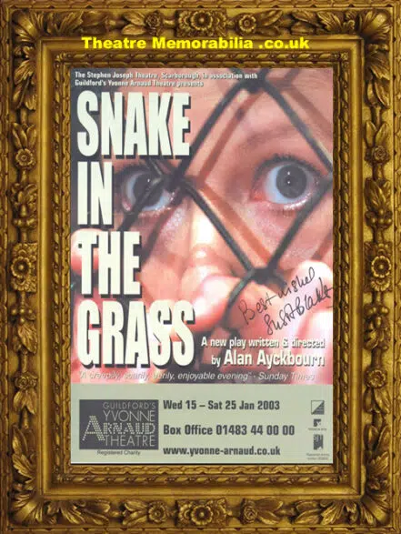 Susan Blake Autograph Signed Flyer – Snake In The Grass