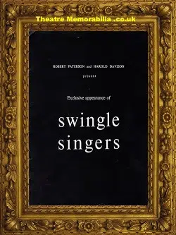 Swingle Singers Concert Programme Brouchure 1967