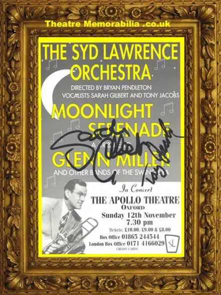 Syd Lawrence Autograph Glen Miller Tribute Signed Concert Flyer