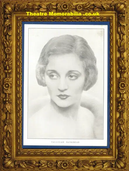 Tallulah Bankhead Postcard 1950’s