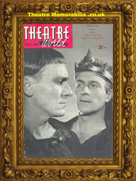 Theatre World Magazine September 1961