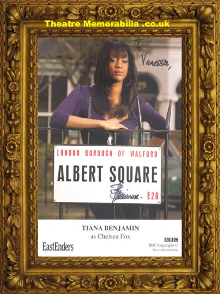 Tiana Benjamin Autograph Signed – Eastenders Chelsea Fox