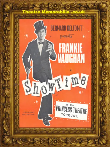 Torquay Princess Theatre – Show Time – Frankie Vaughan – 1966