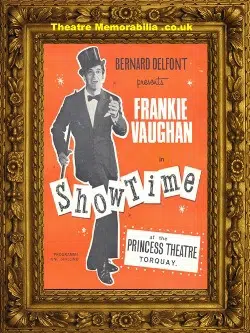 Torquay Princess Theatre – Show Time – Frankie Vaughan – 1966