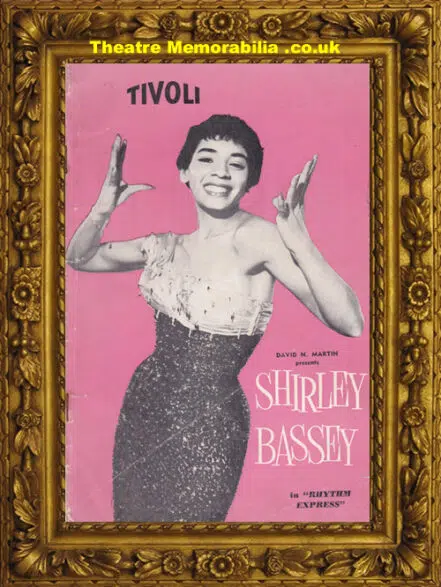 Wimborne Tivoli Theatre – Shirley Bassey Show 1950s
