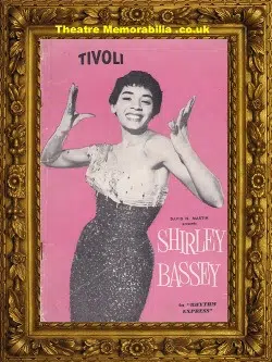 Wimborne Tivoli Theatre – Shirley Bassey Show 1950s