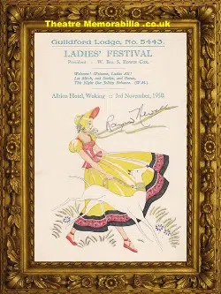 Woking Ladies Festival – Albion Hotel Autograph Dinner Menu 1950
