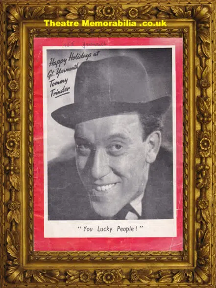 Yarmouth Windmill Theatre – Tommy Trinder – 1955