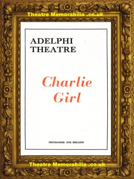London Adelphi Theatre – Charlie Girl – 1965 -Gerry Marsden