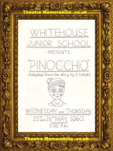 Keynsham Somerset Whitehouse Junior School – Pinocchio – 1960