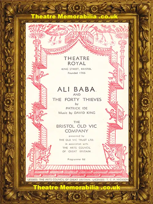 Bristol Theatre Royal - Ali Baba and The Forty Thieves - 1958