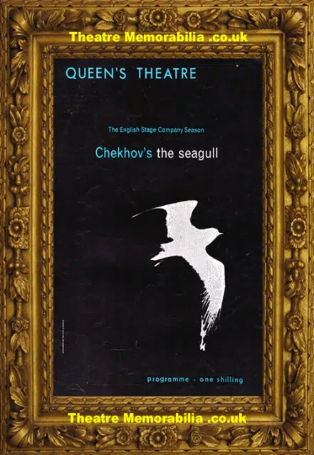 London Queens Theatre – Anton Chekov – The Seagull – 1964