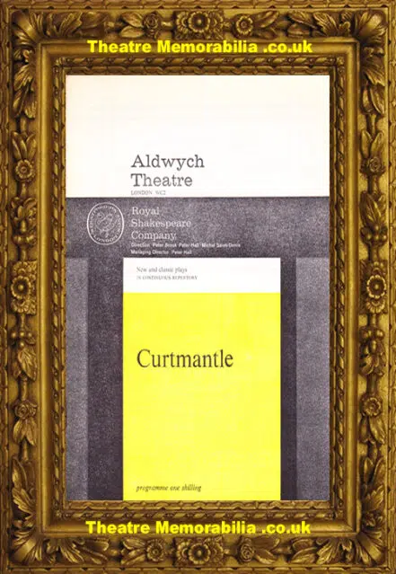 London Aldwych Theatre – Curtmantle – 1962