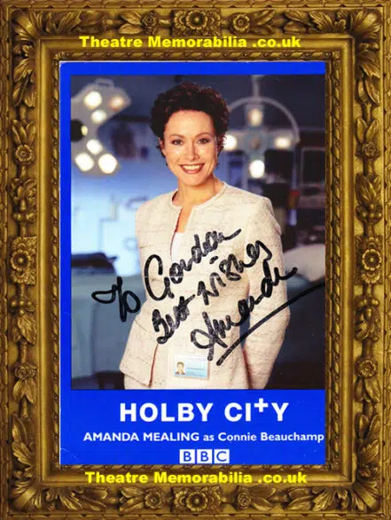 Amanda Mealing Autograph Signed Picture – Holby City