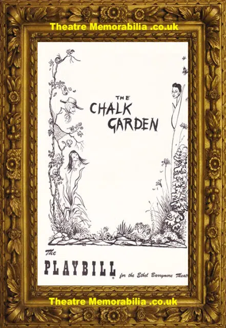 America Ethel Barrymore Theatre – The Chalk Garden – 1956 – USA