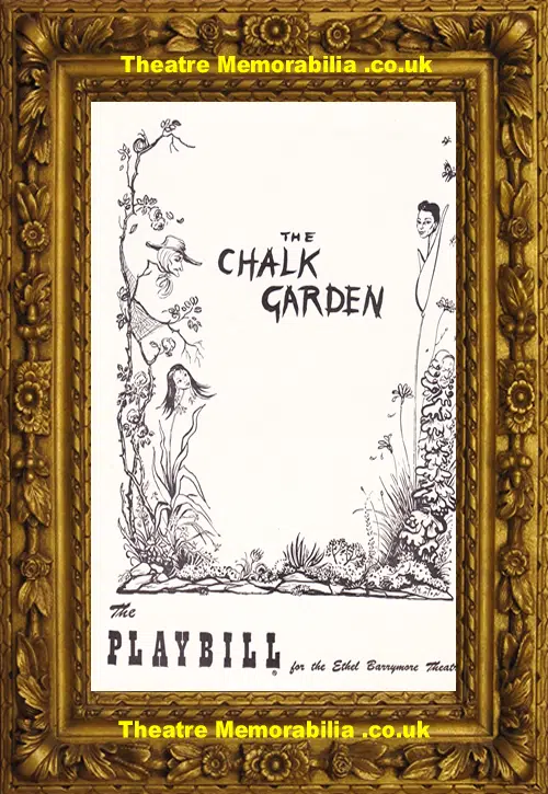 America Ethel Barrymore Theatre - The Chalk Garden - 1956 - USA