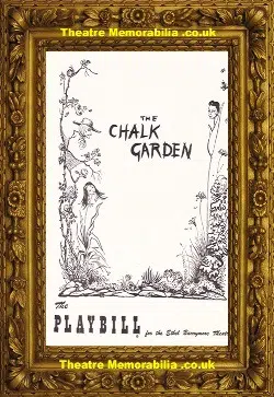 America Ethel Barrymore Theatre – The Chalk Garden – 1956 – USA