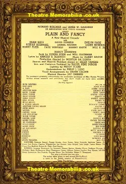 America Starlight Theatre – Plain And Fancy – 1956 – USA