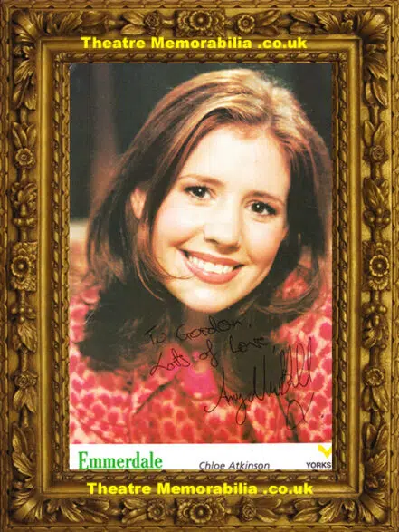 Amy Nuttall Autograph Signed Picture – Emmerdale