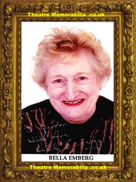 Bella Emberg Autograph Signed Picture – Benny Hill Show