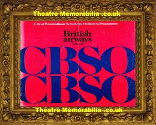 Birmingham Town Hall – Symphony Orchestra – British Airways 1978