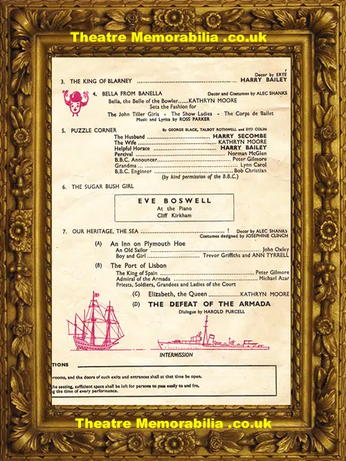 Blackpool Opera House - The Show Of Shows - 1953 - Harry Secombe