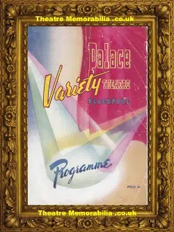 Blackpool Palace Theatre – Variety Show – 1953