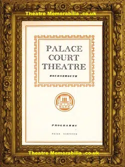 Bournemouth Palace Court Theatre – It’s A Boy – 1955