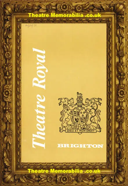 Brighton Theatre Royal – Dear Antoine – 1971 – Joyce Redman