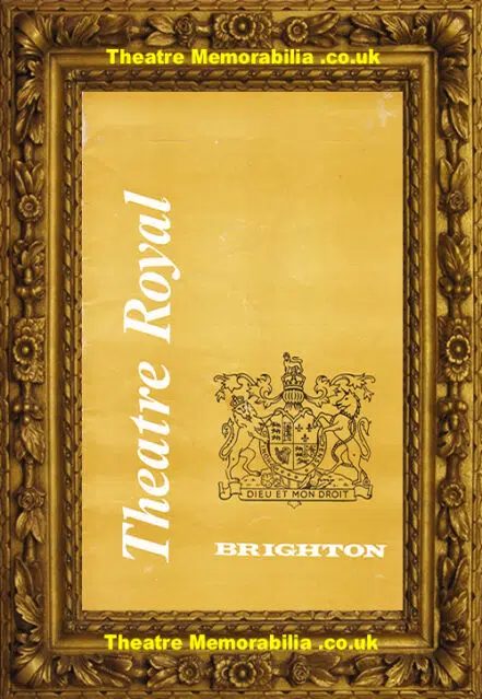 Brighton Theatre Royal – Ivanov 1965 – John Gielgud
