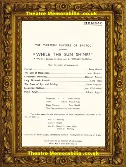 Bristol Guild Of Players Drama Festival 1947 – Plus EXTRAS !
