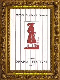 Bristol Guild Of Players Drama Festival 1947 – Multi Autographed