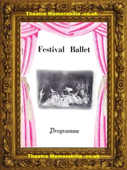 Bristol Hippodrome Theatre – Festival Ballet – 1950s – A Markova