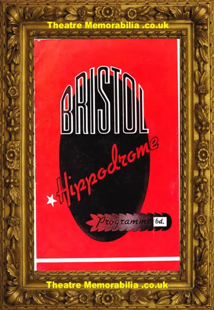 Bristol Hippodrome Theatre – Free As Air – 1957 Leonard Rossiter