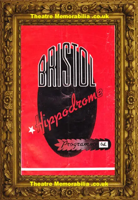 Bristol Hippodrome Theatre – Free As Air – 1958 Leonard Rossiter